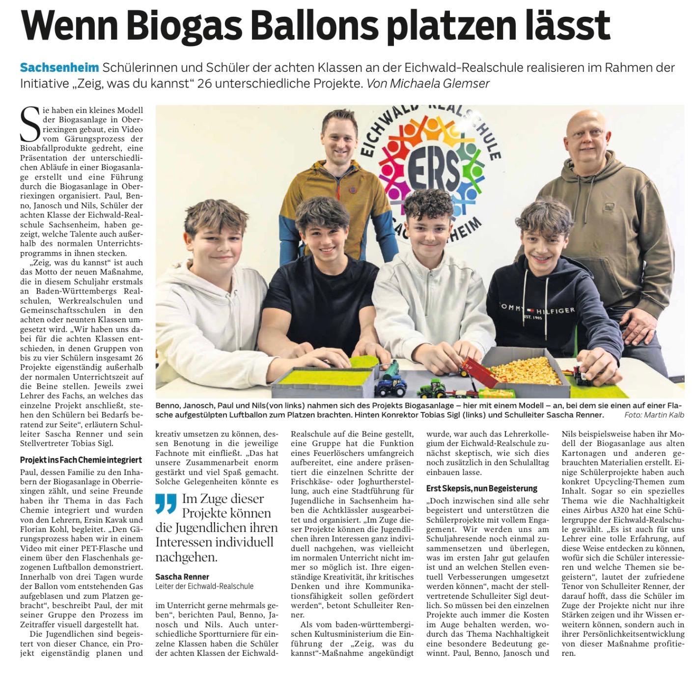 Projekt Zeig, was Du kannst