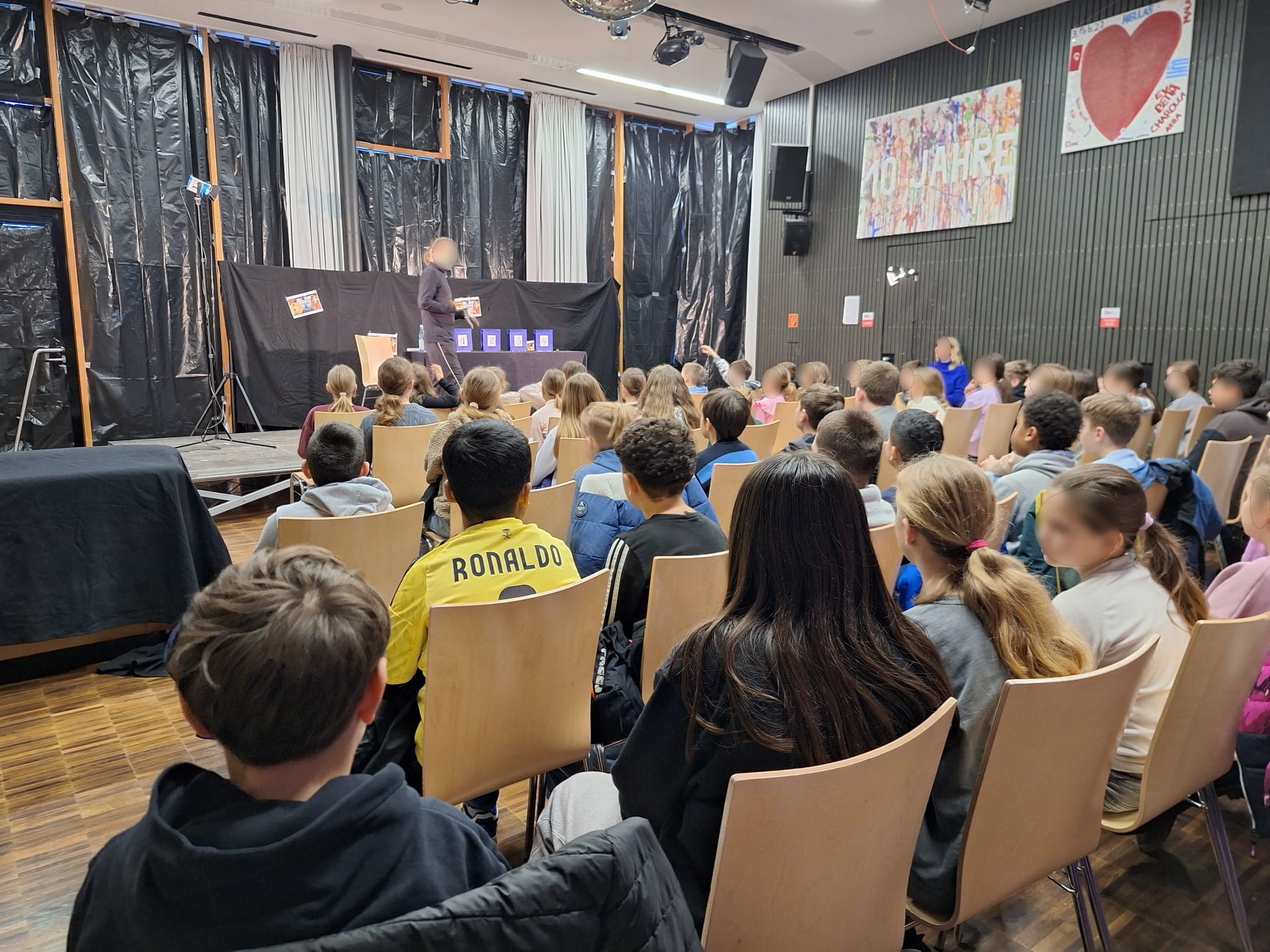 Stufe 5 bei der Autorenlesung