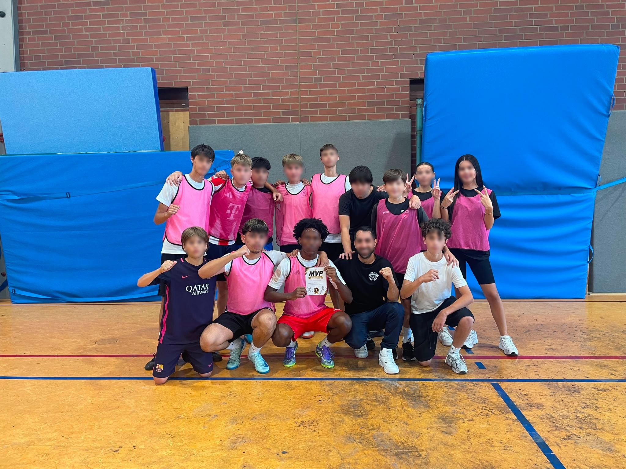 Siegerteam der Klasse 8a